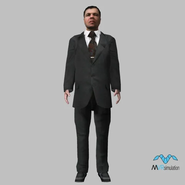human-business-020 — 3D model preview