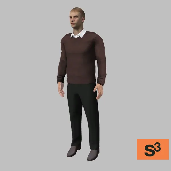 human-business-027 — 3D model preview