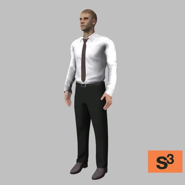 human-business-028 — 3D model preview