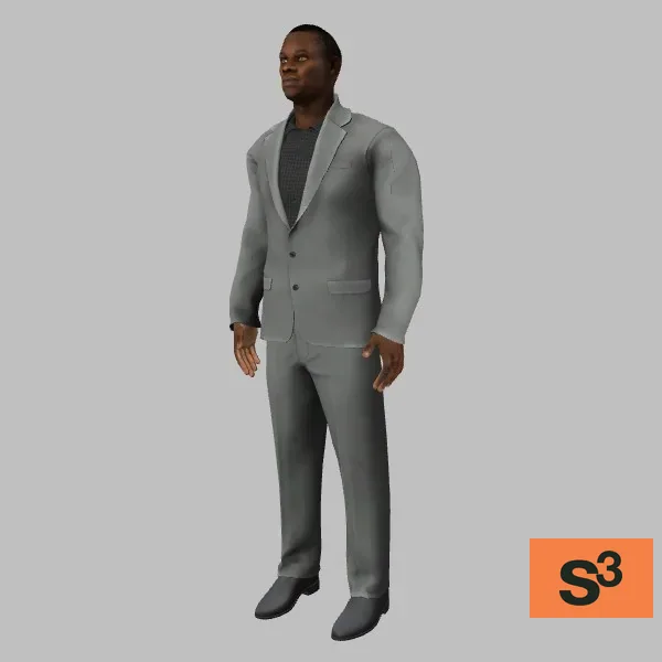human-business-032 — 3D model preview