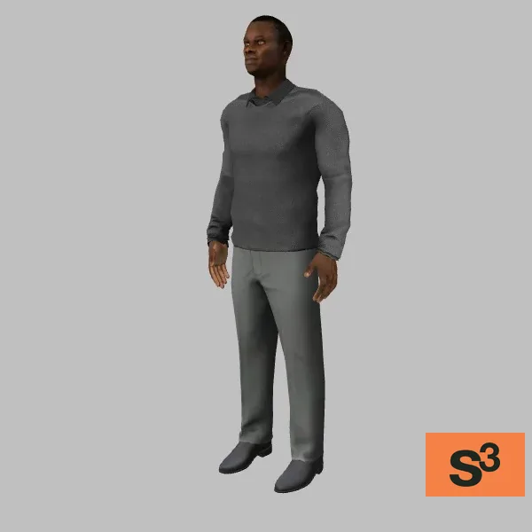 human-business-033 — 3D model preview