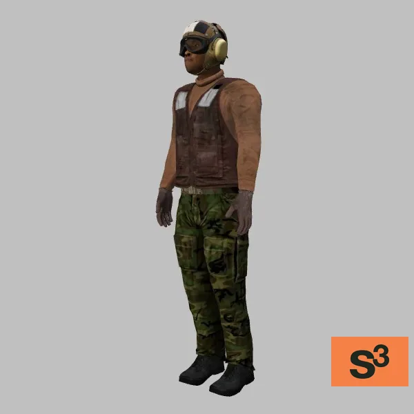 human-carrierdeckcrew-008 — 3D model preview