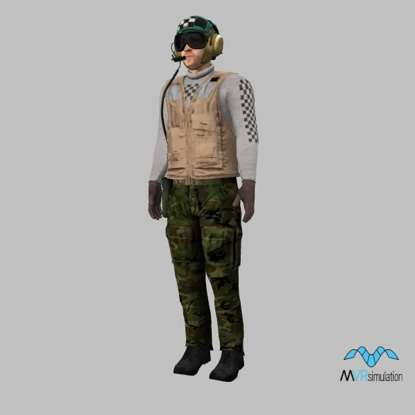 human-carrierdeckcrew-009 — 3D model preview