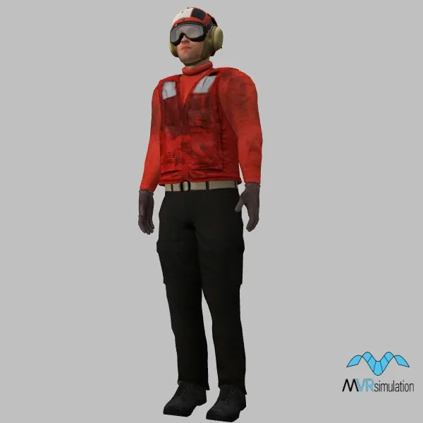 human-carrierdeckcrew-013 — 3D model preview