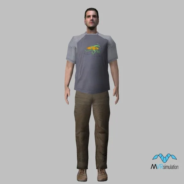 human-casual-007 — 3D model preview