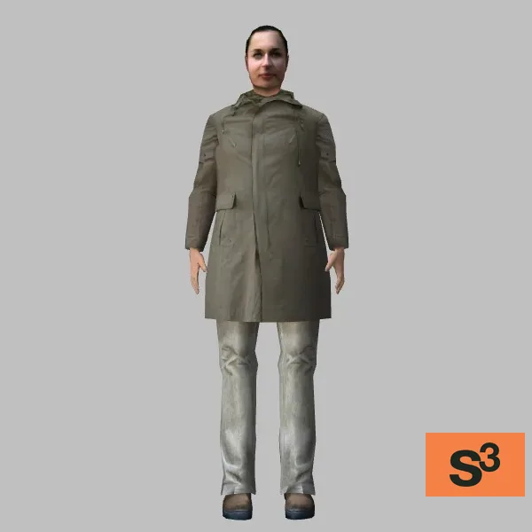 human-casual-017 — 3D model preview
