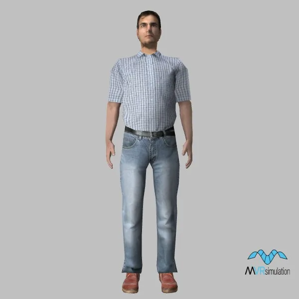 human-casual-020 — 3D model preview