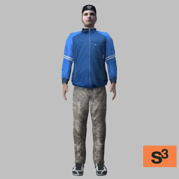 human-casual-025 — 3D model preview