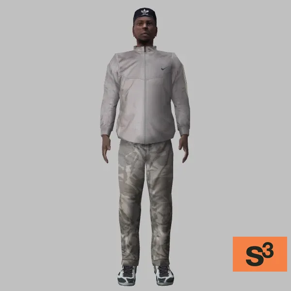 human-casual-027 — 3D model preview