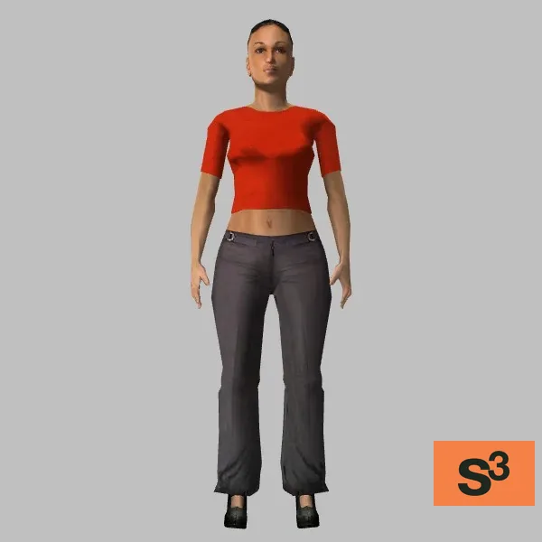 human-casual-034 — 3D model preview