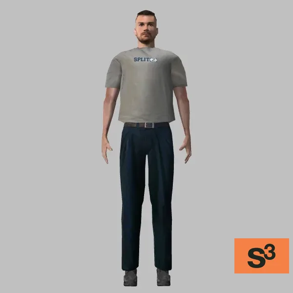 human-casual-035 — 3D model preview