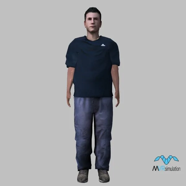 human-casual-041 — 3D model preview