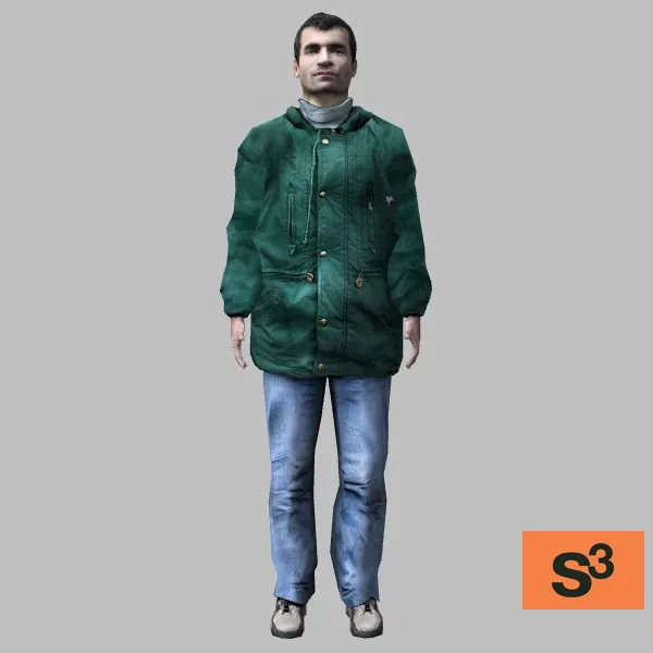 human-casual-051 — 3D model preview