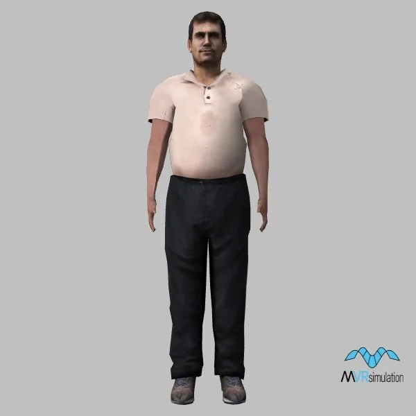 human-casual-052 — 3D model preview