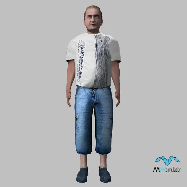 human-casual-054 — 3D model preview