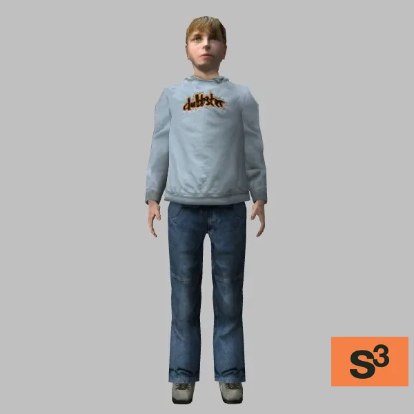 human-casual-061 — 3D model preview