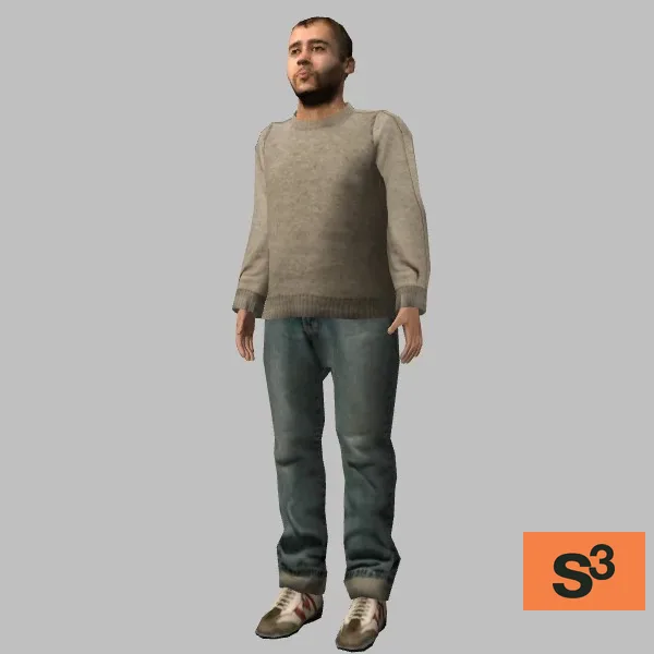 human-casual-065 — 3D model preview