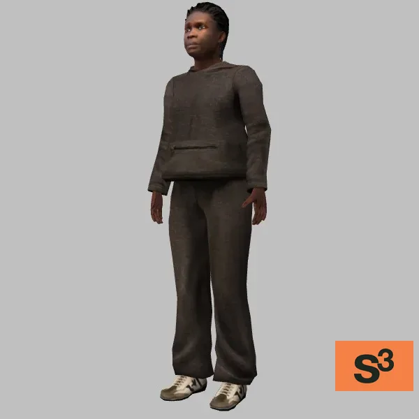 human-casual-072 — 3D model preview