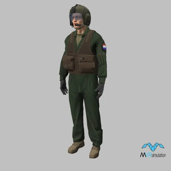 human-dutch-pilot-001 — 3D model preview