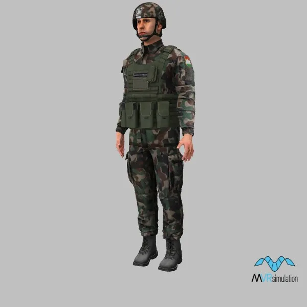 human-hungarian-soldier-002 — 3D model preview