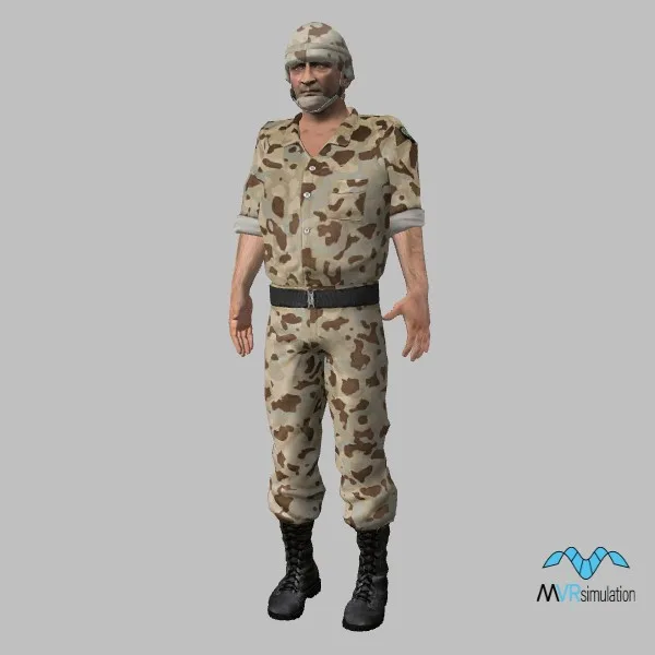 human-iran soldier-001 — 3D model preview
