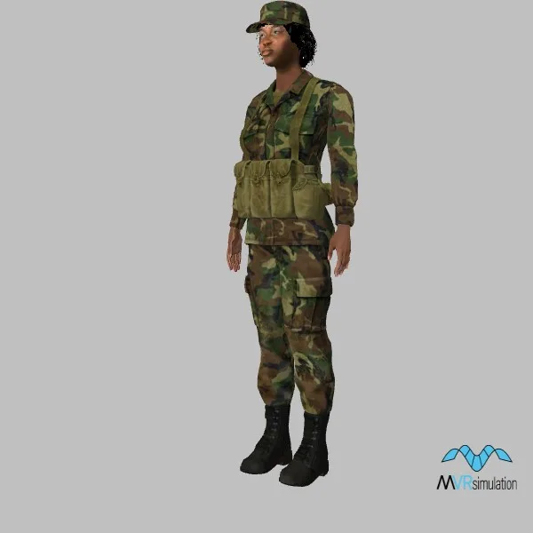 human-rwandan-soldier-002 — 3D model preview