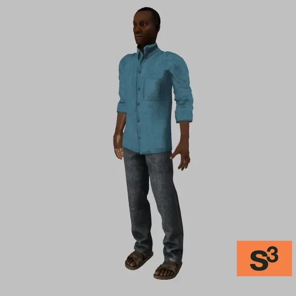 human-somalia-007 — 3D model preview