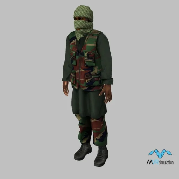 human-somalia-insurgent-010 — 3D model preview