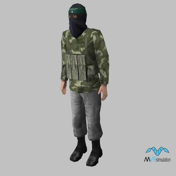 human-terrorist-007 — 3D model preview