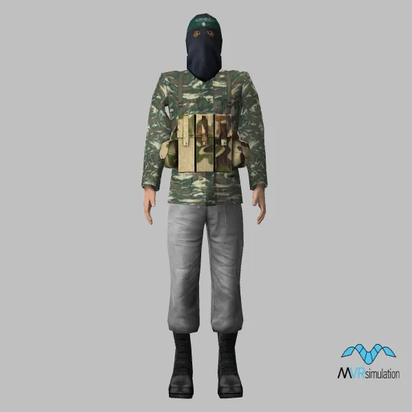 human-terrorist-009 — 3D model preview