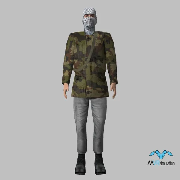 human-terrorist-011 — 3D model preview