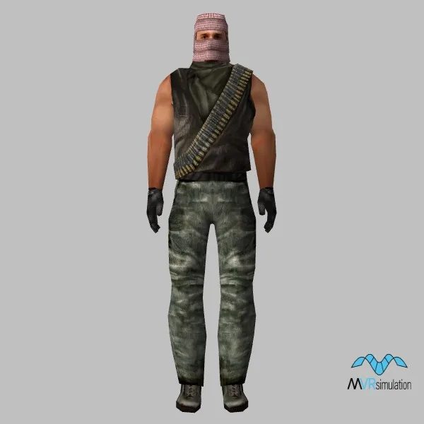 human-terrorist-013 — 3D model preview