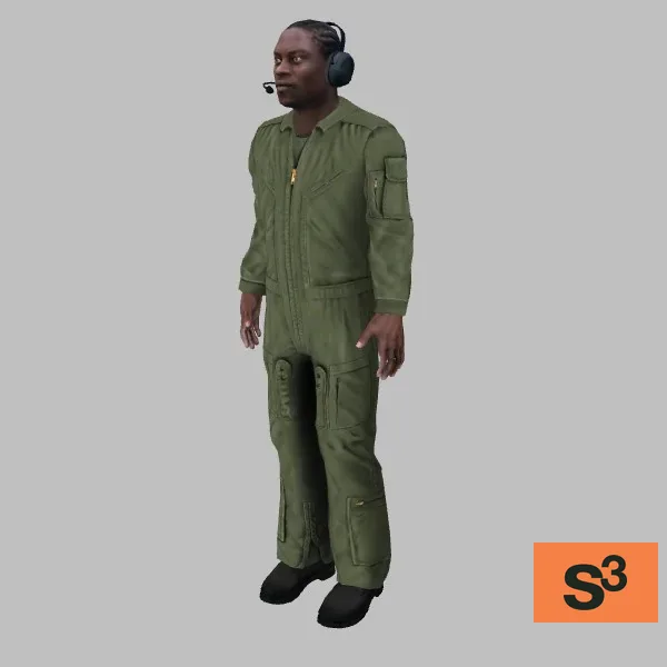human-us-pilot-011 — 3D model preview