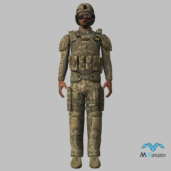 human-us soldier-024 — 3D model preview