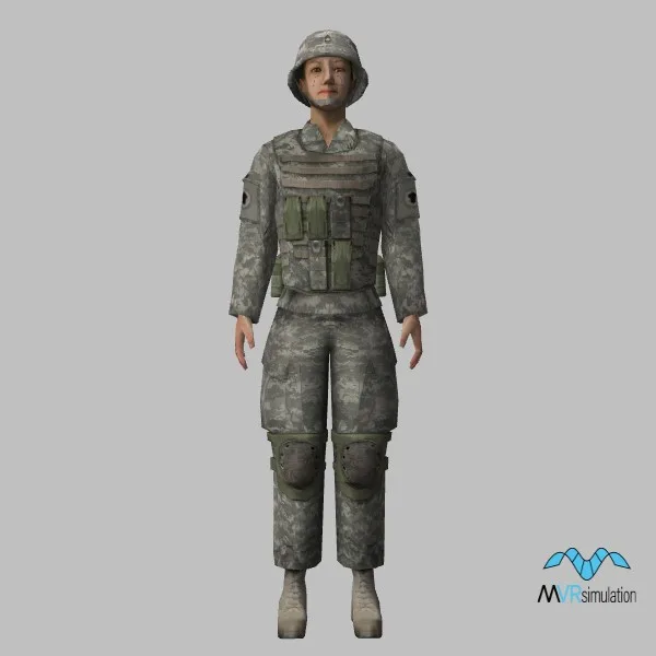 human-us soldier-025 — 3D model preview