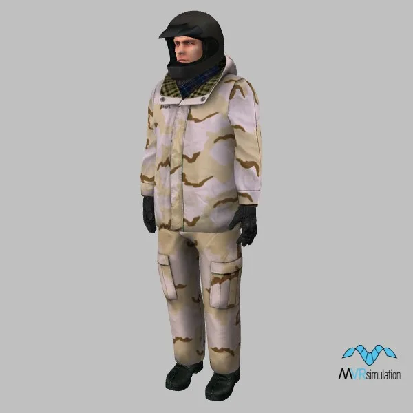 human-us-soldier-sof-029 — 3D model preview