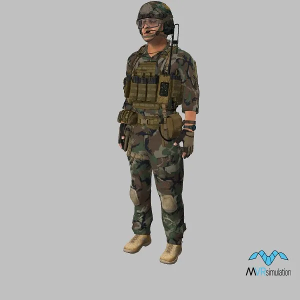 human-us-soldier-sof-034 — 3D model preview
