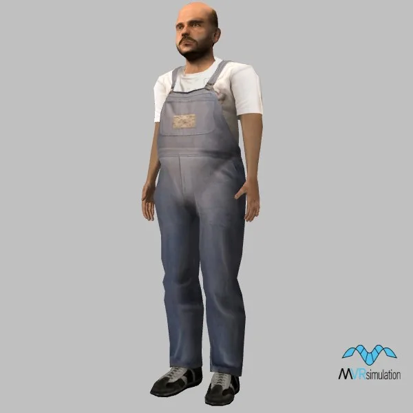 human-worker-002 — 3D model preview