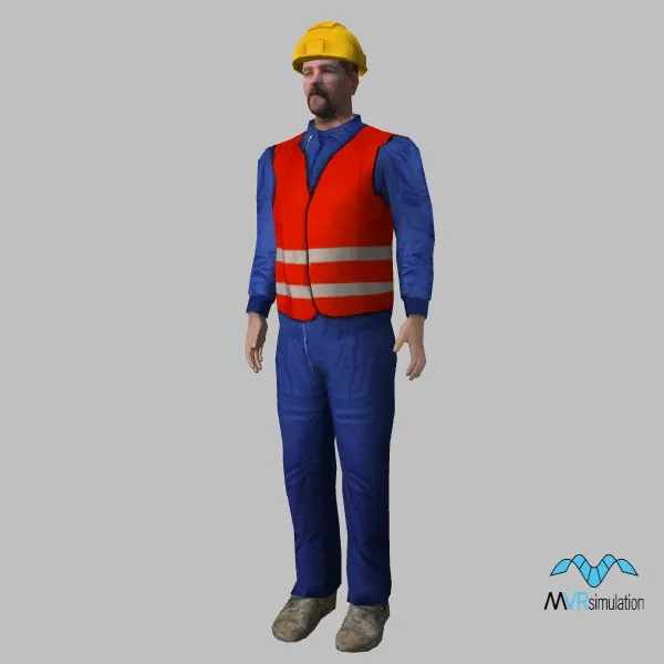 human-worker-004 — 3D model preview