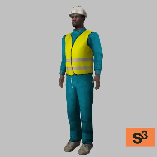 human-worker-005 — 3D model preview