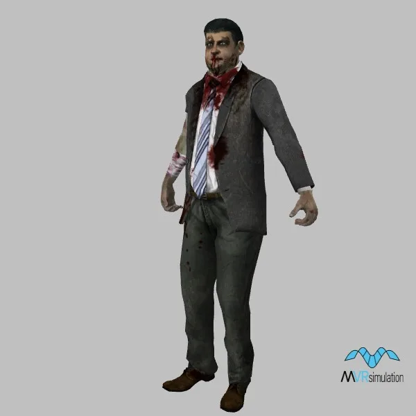 human-zombie-001 — 3D model preview