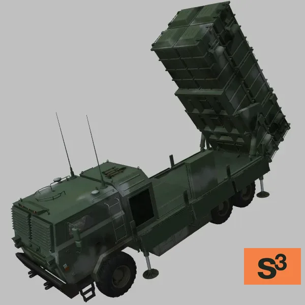 Hwasong-11D · KP · camo — 3D model preview
