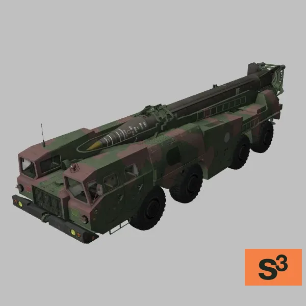 Hwasong-5 · KP · camo — 3D model preview