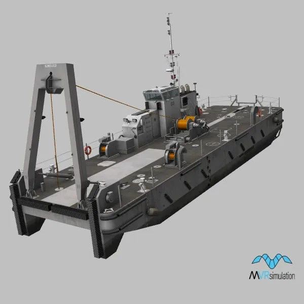 INLS-Warping-Tug · US · grey — 3D model preview