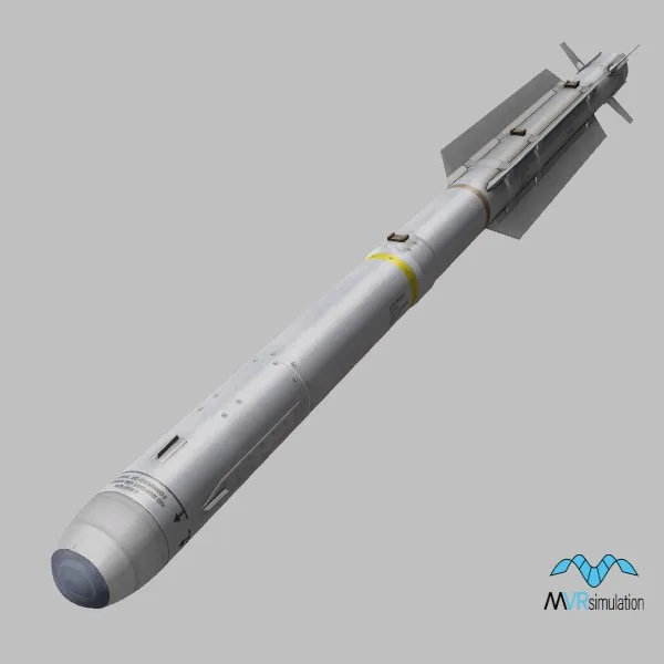 IRIS-T · DE · grey — 3D model preview