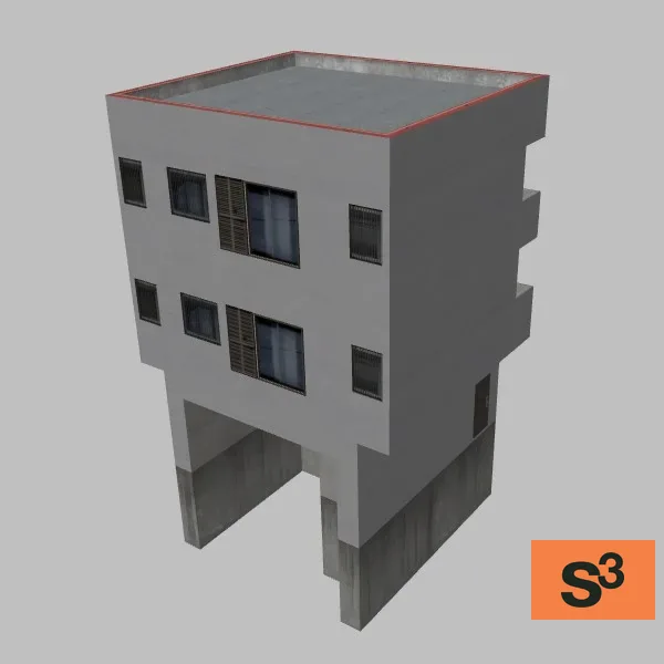 Ishigaki-building-003 — 3D model preview