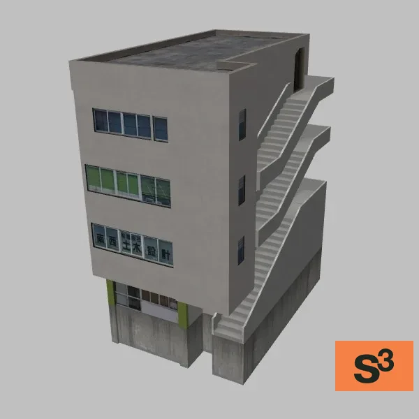 Ishigaki-building-004 — 3D model preview
