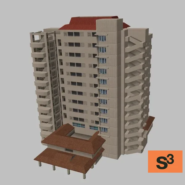 Ishigaki-building-006 — 3D model preview