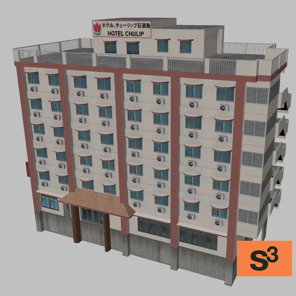 Ishigaki-building-013 — 3D model preview