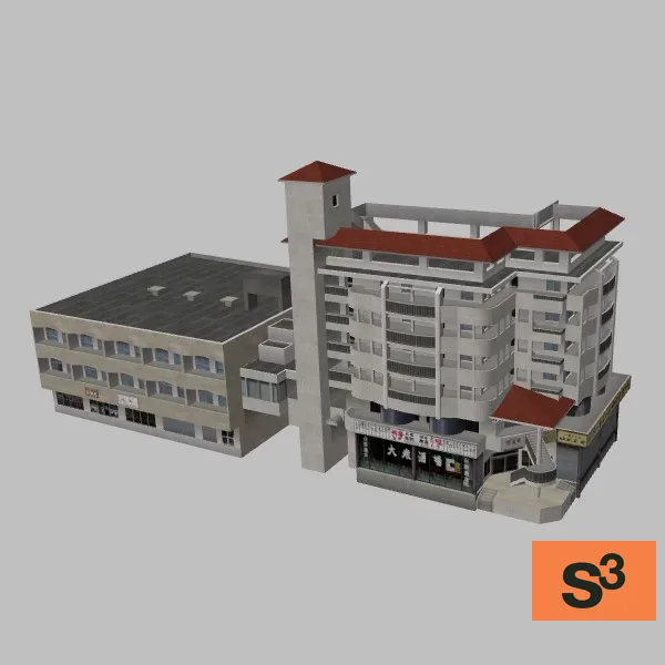 Ishigaki-building-018 — 3D model preview
